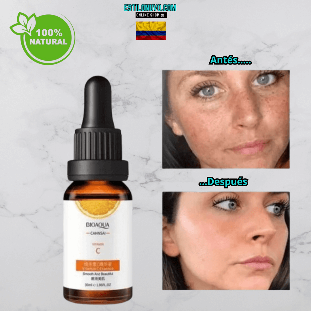 ¡Despierta tu brillo interior! ✨ BIOAQUA™ Serum Vitamina C: Nutre y revitaliza tu piel 💖
