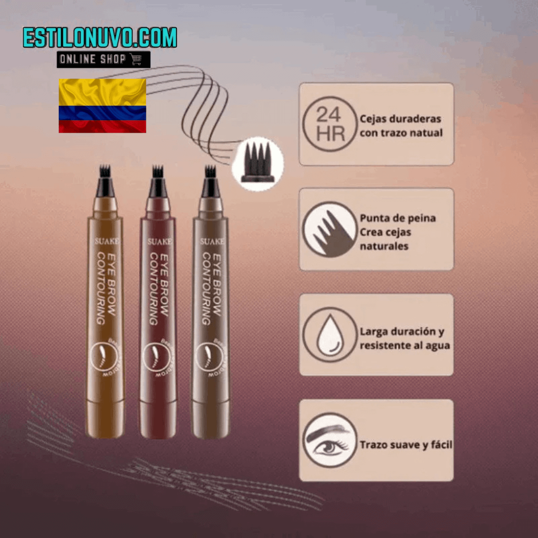 ✨ Cejas perfectas en segundos con BrowPerfect™ Pro Color Café Claro