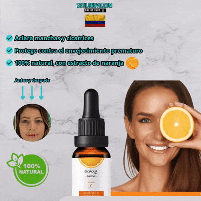 ¡Despierta tu brillo interior! ✨ BIOAQUA™ Serum Vitamina C: Nutre y revitaliza tu piel 💖