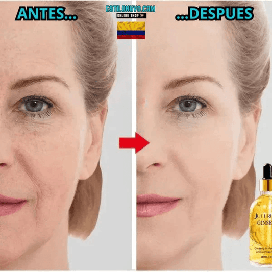 ¡Tu piel más joven desde hoy! ✨ SÉRUM+GINSENG 24K™ Día y Noche 💖