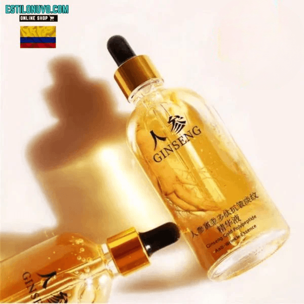 ¡Tu piel más joven desde hoy! ✨ SÉRUM+GINSENG 24K™ Día y Noche 💖