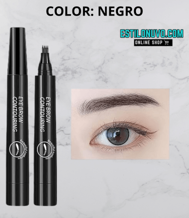 Lápiz De Cejas Líquido™ 4 Puntas   ❤️ Gran Oferta 2X1   ⏱️Sólo por hoy ⏱️  Color Negro