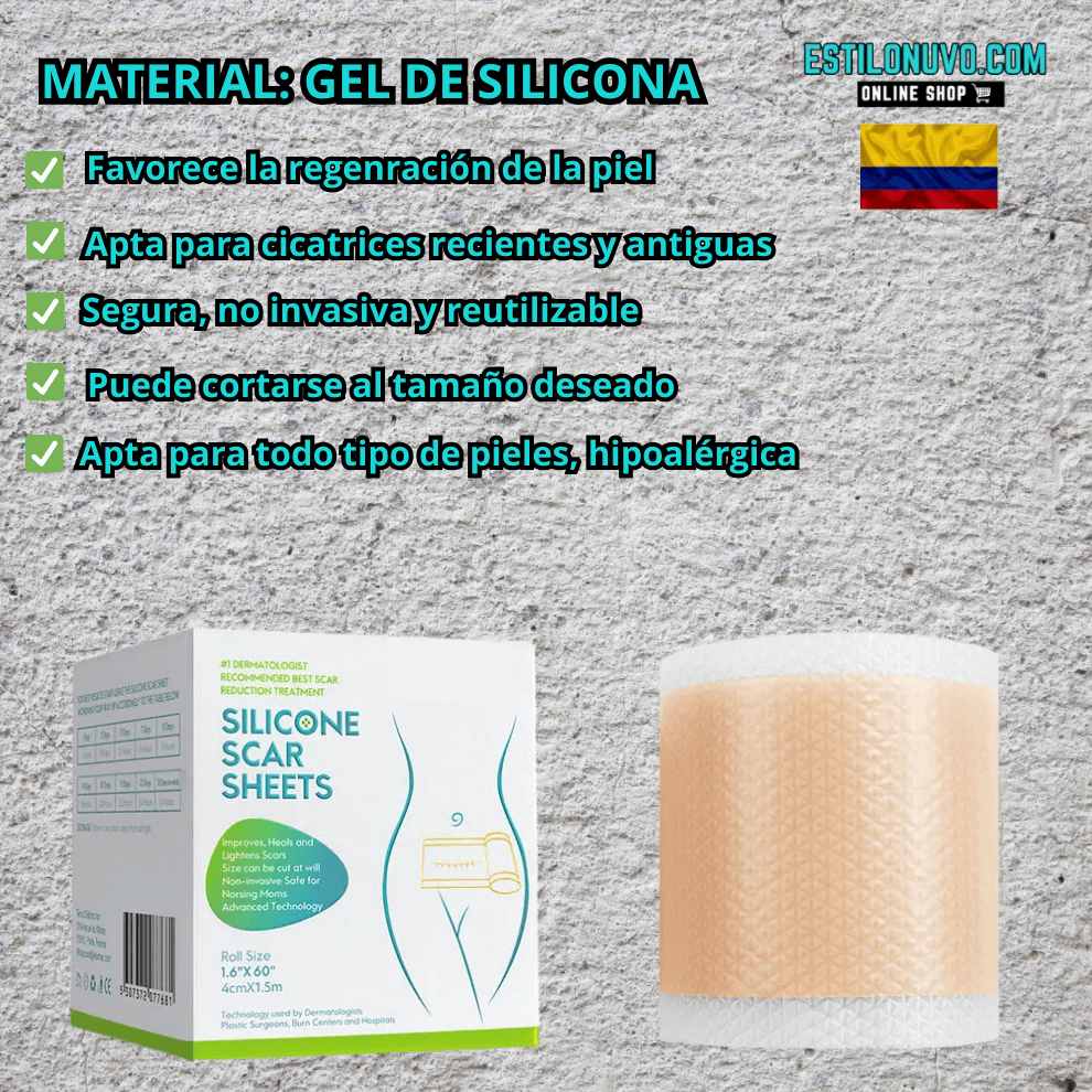 ScarFade™ Reduce cicatrices y marcas visibles.