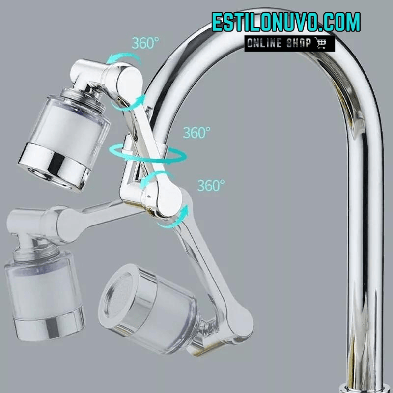 EXTENSOR DE GRIFO GIRATORIO 360º PRO™ COCINA Y BAÑO PROMO 1+1 GRATIS - Estilonuvo