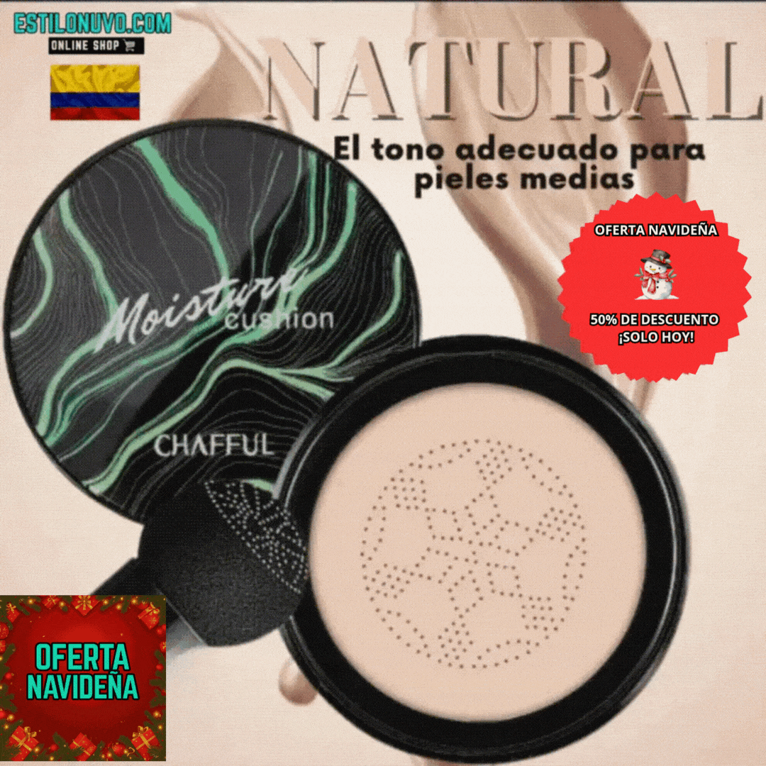 ✨ Piel radiante al instante con ¡MOISTURE CUSHION CREAM™ + Brocha Gratis!