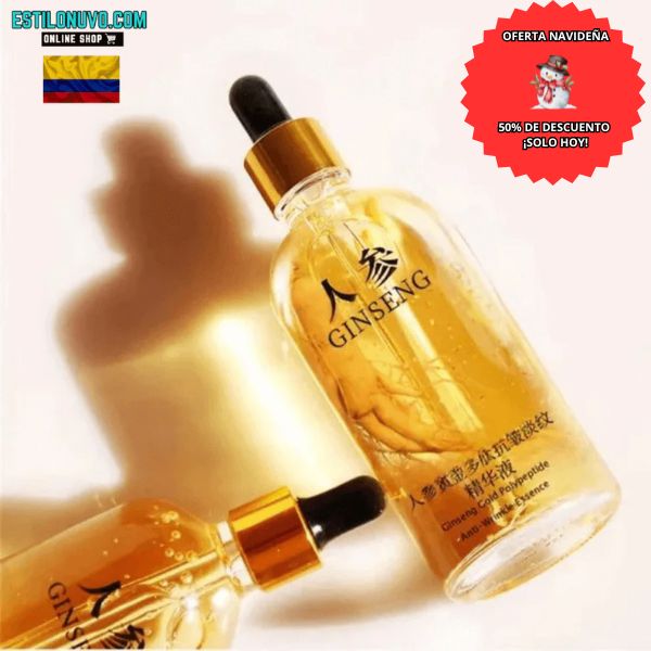 ¡Tu piel más joven desde hoy! ✨ SÉRUM+GINSENG 24K™ Día y Noche 💖