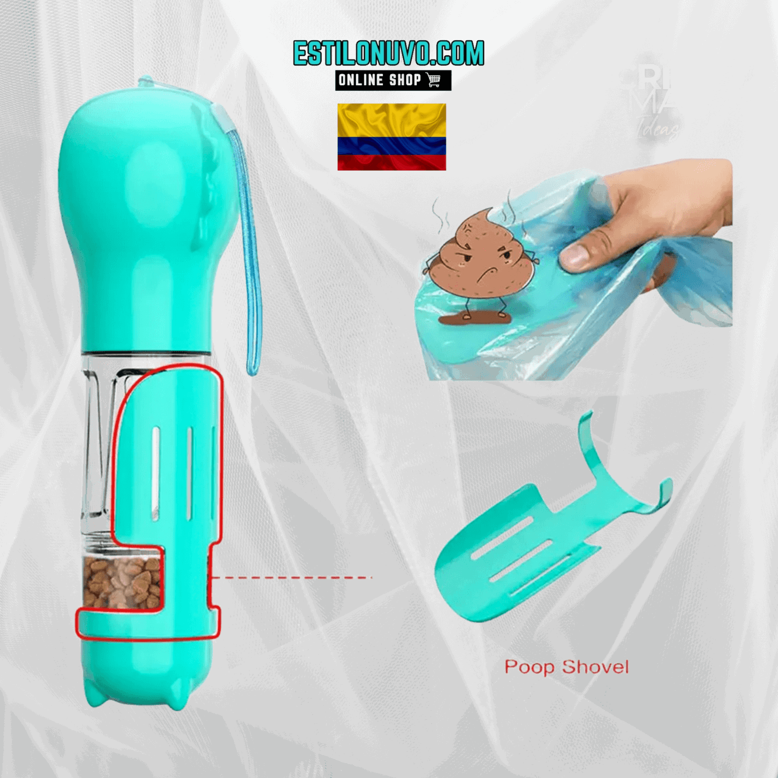 REVOLUTIONPET™ PRO Todo en 1: Botella Completa para Mascotas 🐶