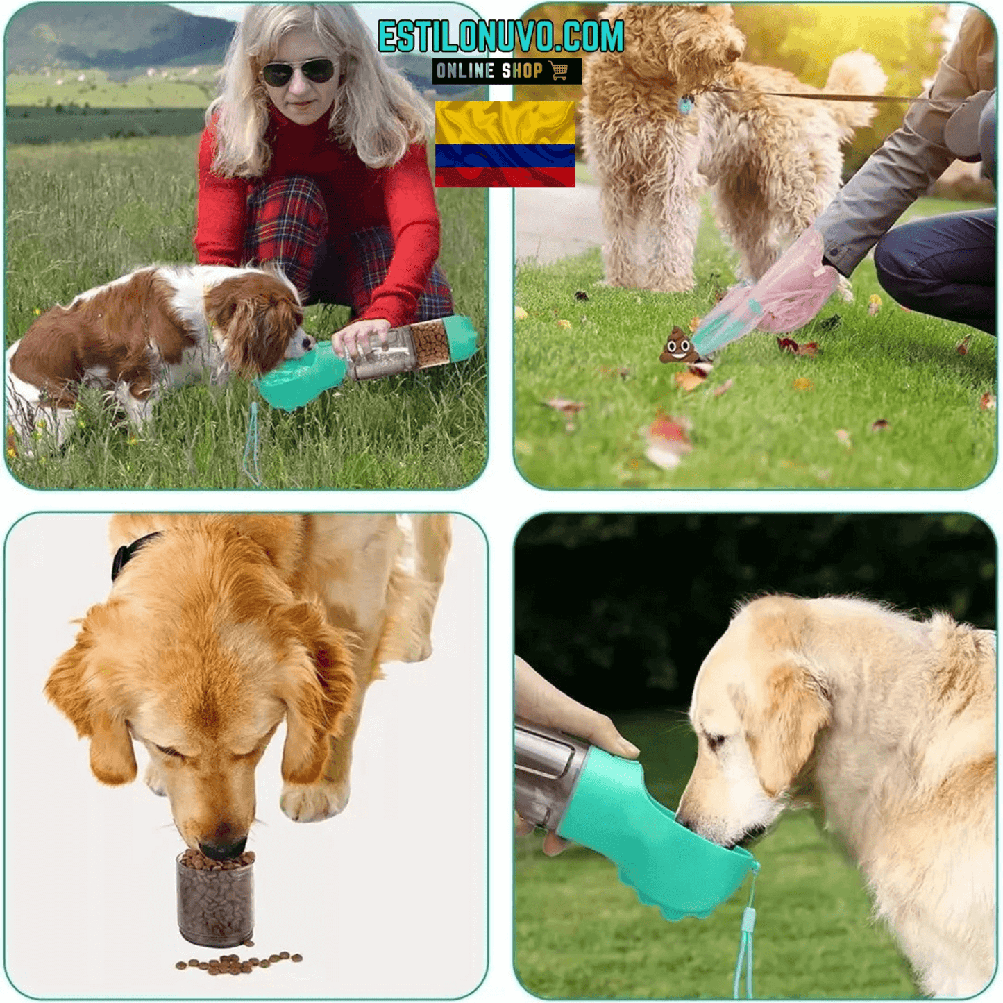 REVOLUTIONPET™ PRO Todo en 1: Botella Completa para Mascotas 🐶