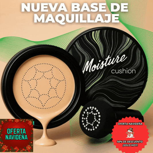 ✨ Piel radiante al instante con ¡MOISTURE CUSHION CREAM™ + Brocha Gratis!