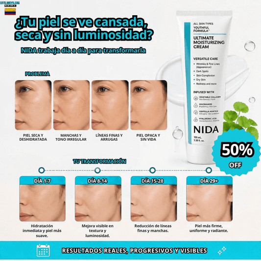 NIDA™ Youthful – Piel Firme e Hidratada en 1 Solo Paso