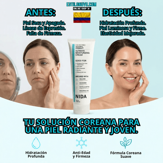 NIDA™ Youthful – Piel Firme e Hidratada en 1 Solo Paso